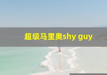 超级马里奥shy guy